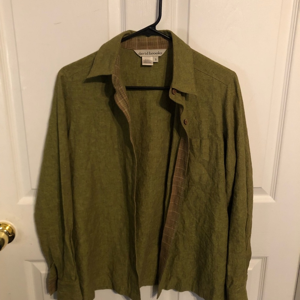 Green David Brooks Pant Suit